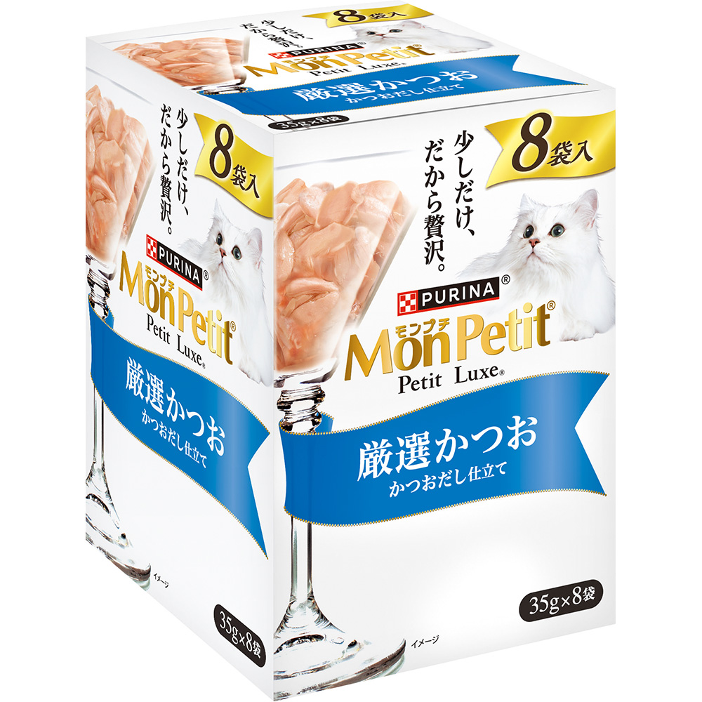 モンプチ プチリュクス 厳選かつお 8P | キャットフード 通販
