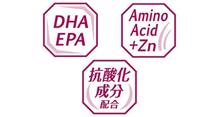 健康で美しい皮膚と毛づやに貢献