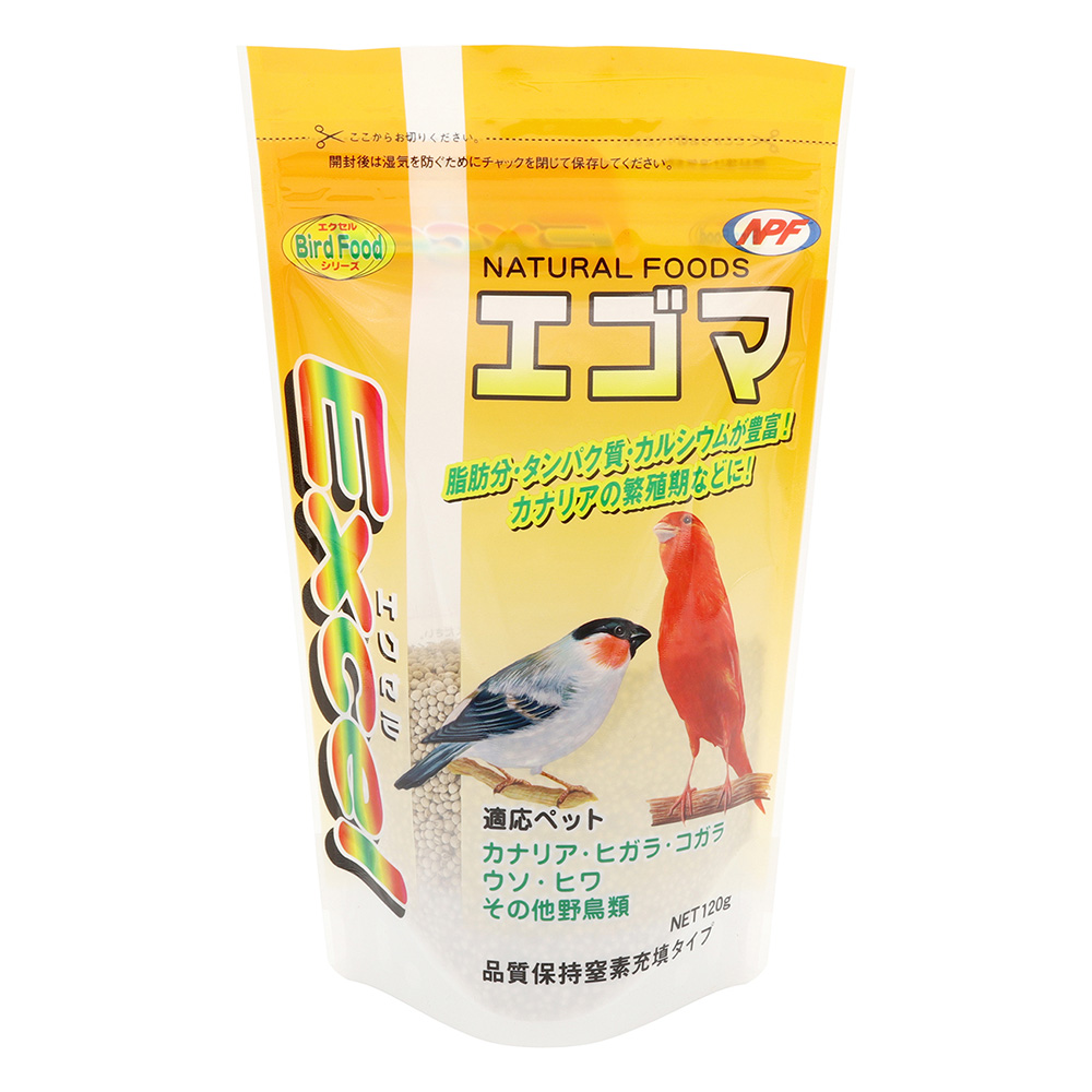 エクセル バードフード ナチュラルフード エゴマ 120g | ペット用品