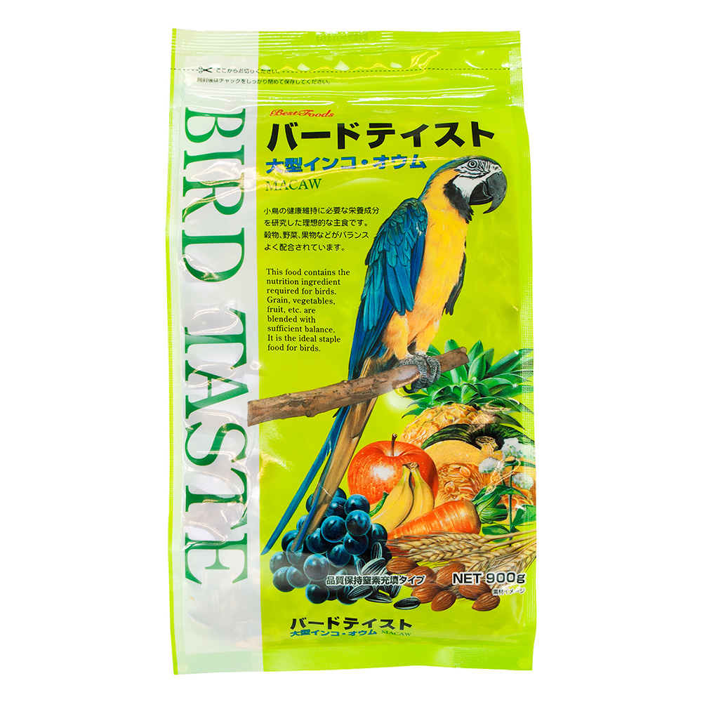 javaウッド　大型インコ、オウムバードトイ バードテイスト 大型インコ・オウムのえさ 900g | ペット用品（小動物