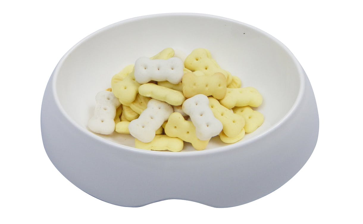 コンドロイチンやグルコサミンが関節の機能をサポート。チーズ&ヨーグルトミックス味でサクサク食べられる。