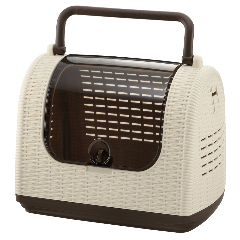 ラタンキャリー アイボリー | ペット用品（犬） 通販 | ホームセンター