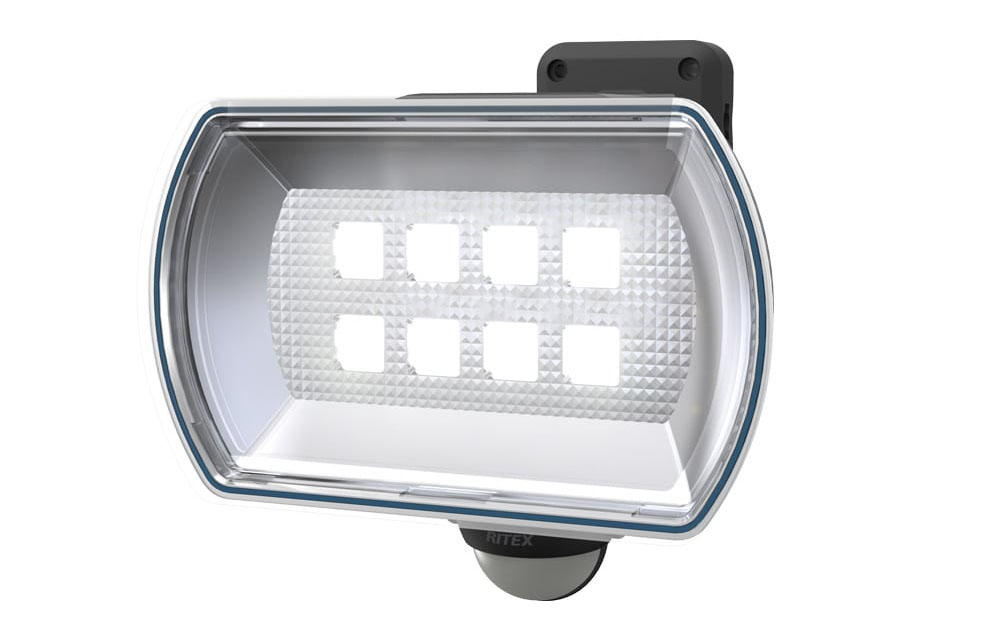 RITEX センサーライトワイド電池式 4.5W 400ルーメン LED-150 防犯 防