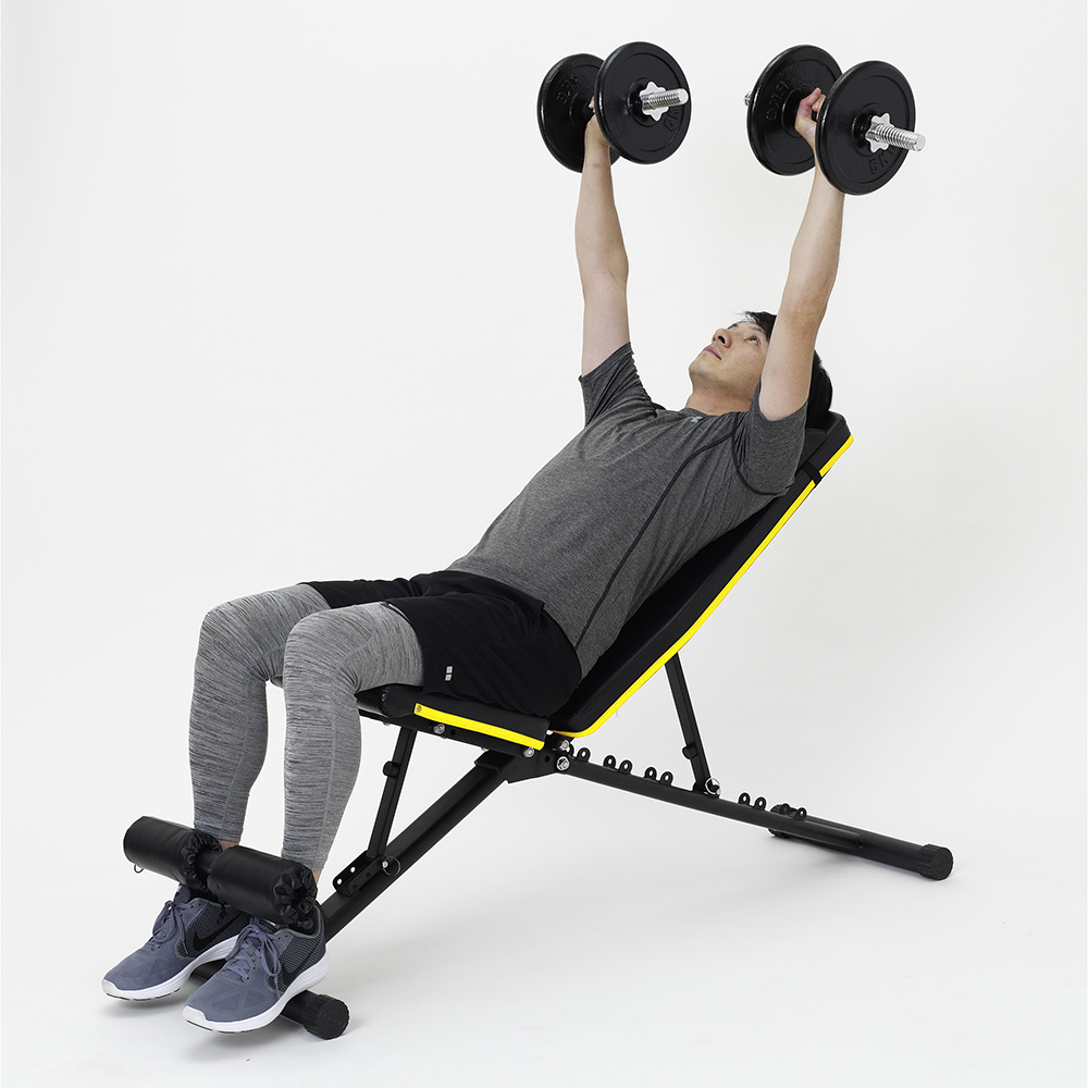 アルインコ アジャスタブルベンチ FA221Y 背もたれ座面角度調節可能