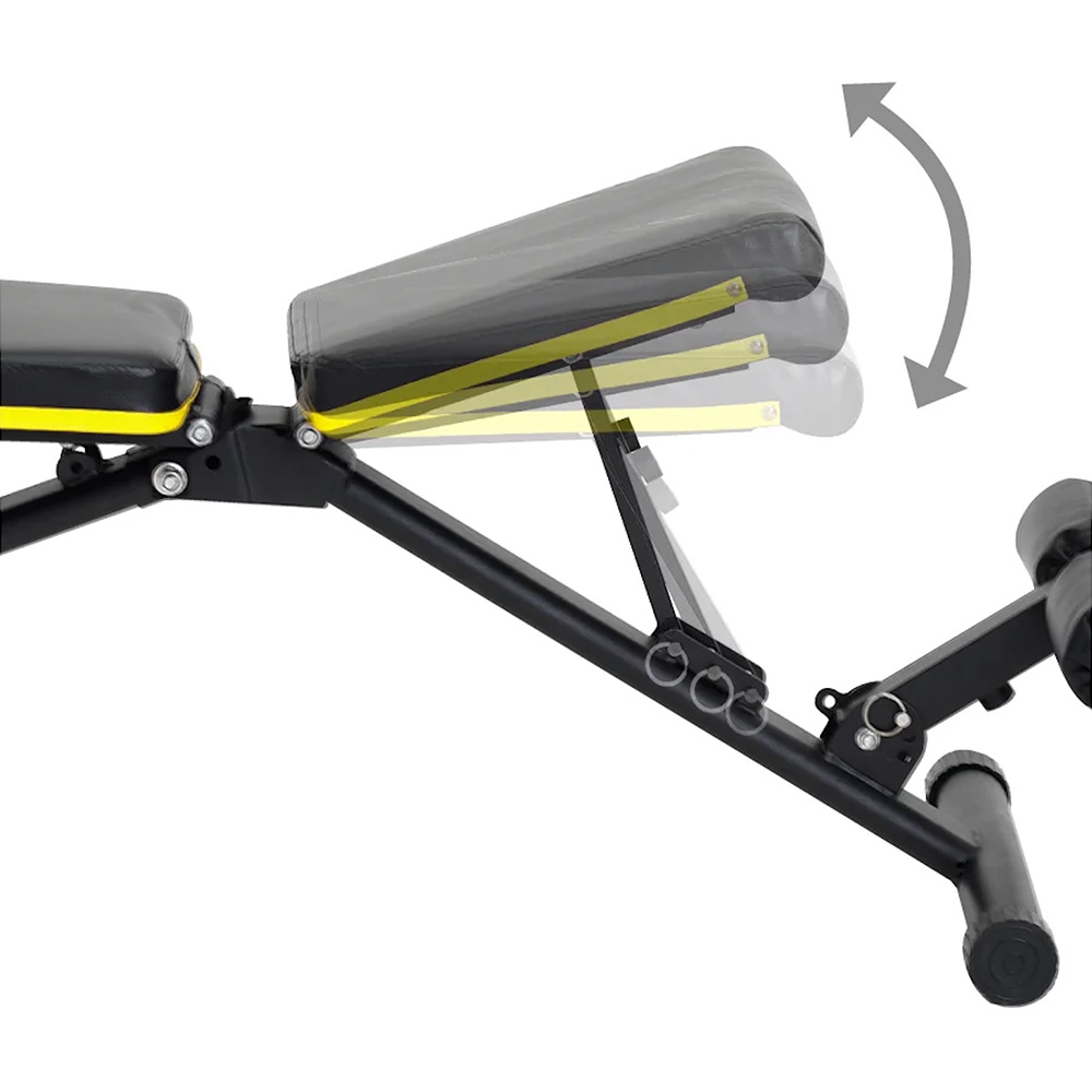 アルインコ アジャスタブルベンチ FA221Y 背もたれ座面角度調節可能