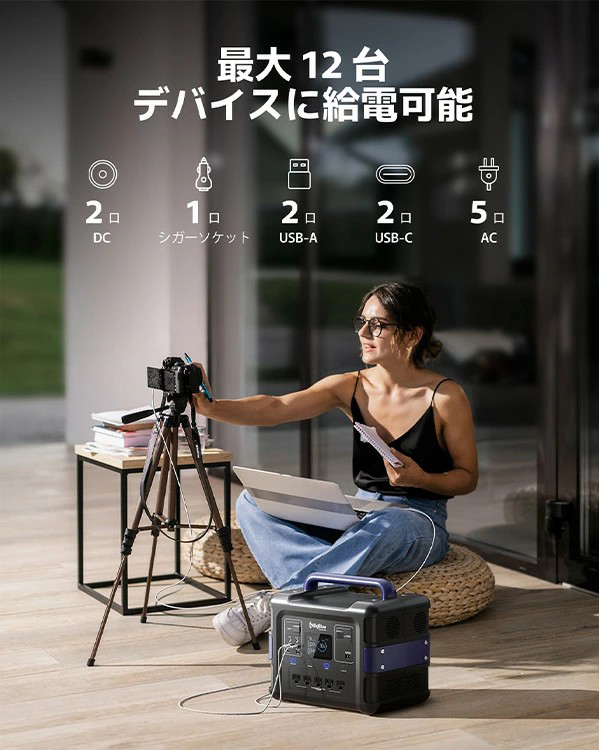 BigBlue リン酸鉄 ポータブル電源 Cellpowa1500【別送品】 | 発電機