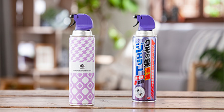 アース製薬 クモの巣消滅ジェット デザイン缶 450ml | 殺虫剤・防虫剤