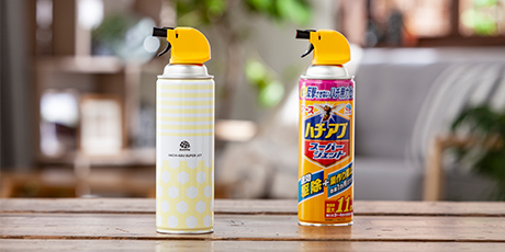 アース製薬 ハチアブスーパージェット デザイン缶 455ml | 殺虫