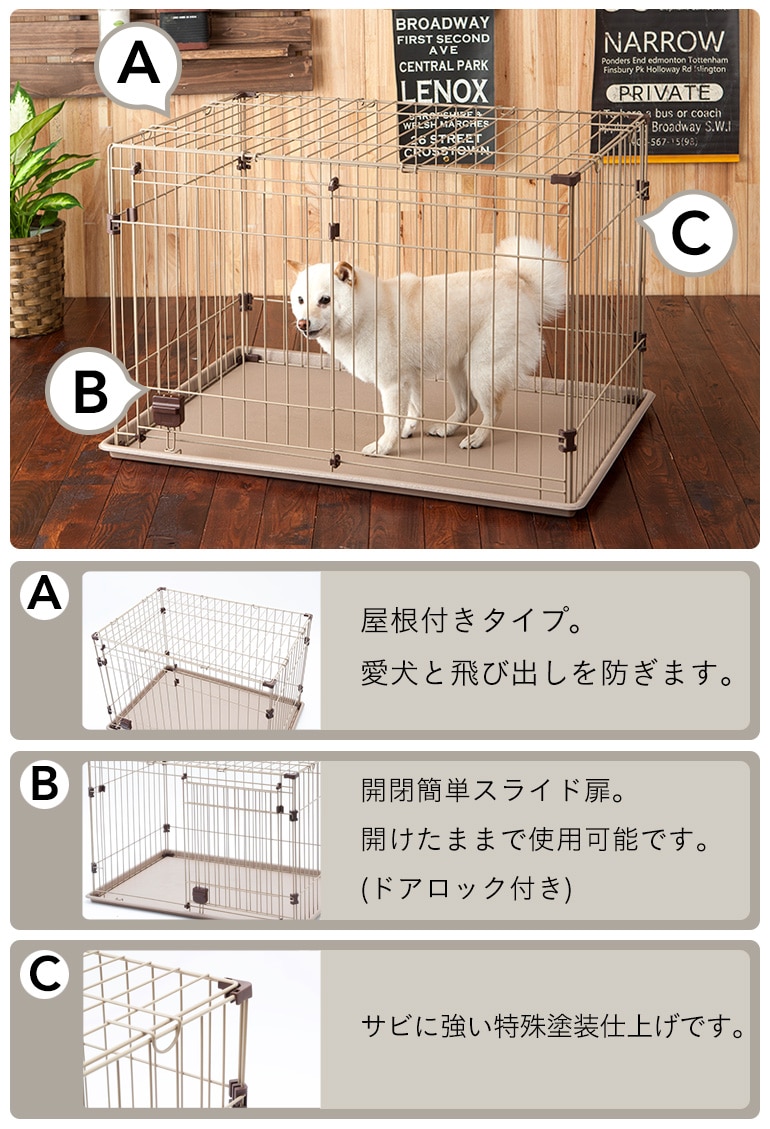 屋根付きサークル(販売終了) | ペット用品（犬） | ホームセンター通販 