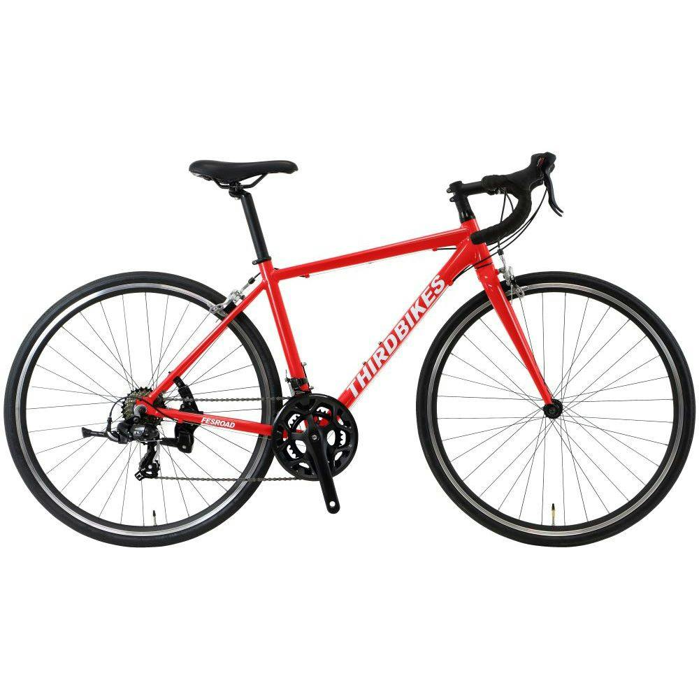 【ブラックフライデー2311】【自転車】《ホダカ》700Cアルミフェスロード 外装14段 レッド