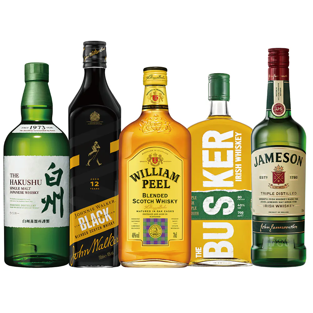 感謝祭2409】白州が入ったウイスキー5本飲み比べセット  